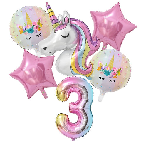 Rainbow Unicorn Balloon for Parties Rainbow Unicorn Balloon for Parties