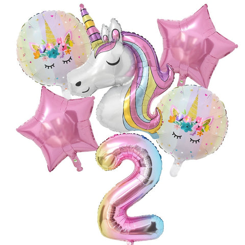 Rainbow Unicorn Balloon for Parties Rainbow Unicorn Balloon for Parties