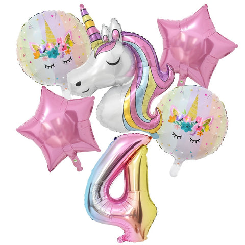Rainbow Unicorn Balloon for Parties Rainbow Unicorn Balloon for Parties