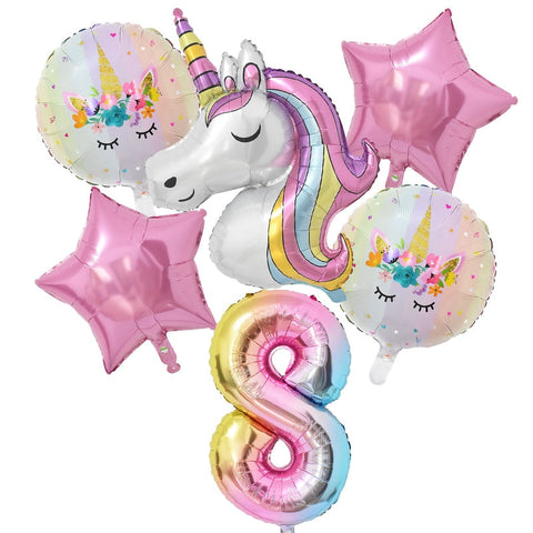 Rainbow Unicorn Balloon for Parties Rainbow Unicorn Balloon for Parties