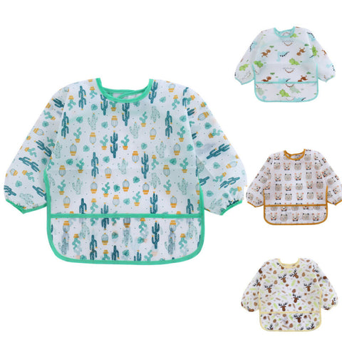 Cute Baby Bibs/Waterproof/ Long Sleeve Cute Baby Bibs/Waterproof/ Long Sleeve