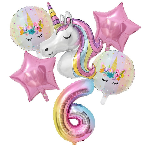 Rainbow Unicorn Balloon for Parties Rainbow Unicorn Balloon for Parties