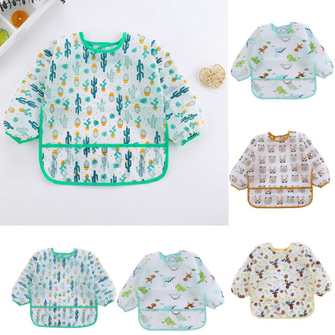Cute Baby Bibs/Waterproof/ Long Sleeve Cute Baby Bibs/Waterproof/ Long Sleeve