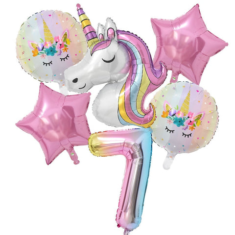 Rainbow Unicorn Balloon for Parties Rainbow Unicorn Balloon for Parties