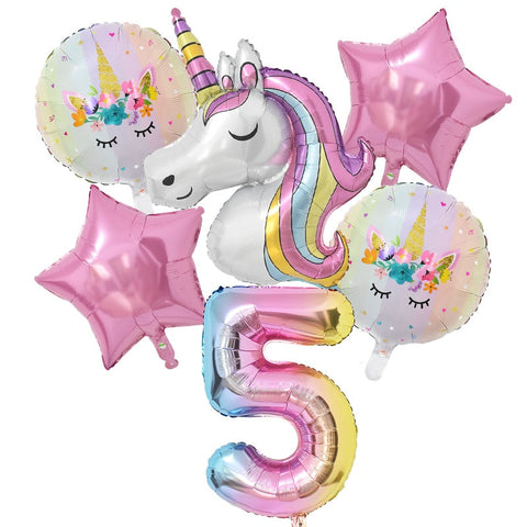 Rainbow Unicorn Balloon for Parties Rainbow Unicorn Balloon for Parties