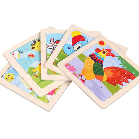 Colourful Animal Wooden Educational Puzzles for kids Colourful Animal Wooden Educational Puzzles for kids