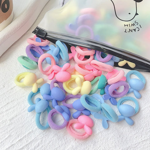 New Cute Bowknot Headbands Girls Elastic Hair Bands 10/20 pieces per set New Cute Bowknot Headbands Girls Elastic Hair Bands 10/20 pieces per set