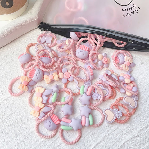 New Cute Bowknot Headbands Girls Elastic Hair Bands 10/20 pieces per set New Cute Bowknot Headbands Girls Elastic Hair Bands 10/20 pieces per set