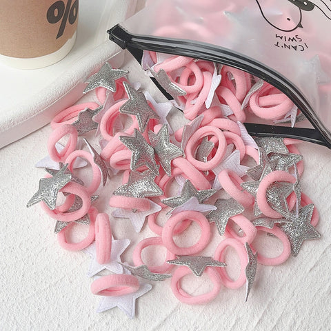 New Cute Bowknot Headbands Girls Elastic Hair Bands 10/20 pieces per set New Cute Bowknot Headbands Girls Elastic Hair Bands 10/20 pieces per set