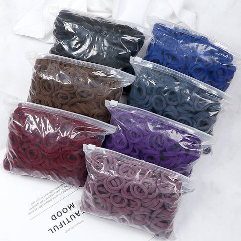 50/100PCS 3cm Children Headband High Elastic Solid Color Scrunchies 50/100PCS 3cm Children Headband High Elastic Solid Color Scrunchies