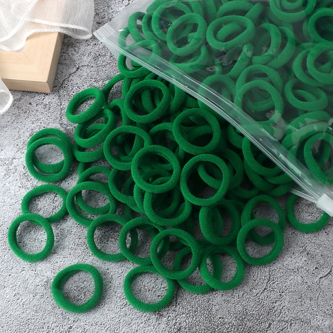 50/100PCS 3cm Children Headband High Elastic Solid Color Scrunchies 50/100PCS 3cm Children Headband High Elastic Solid Color Scrunchies