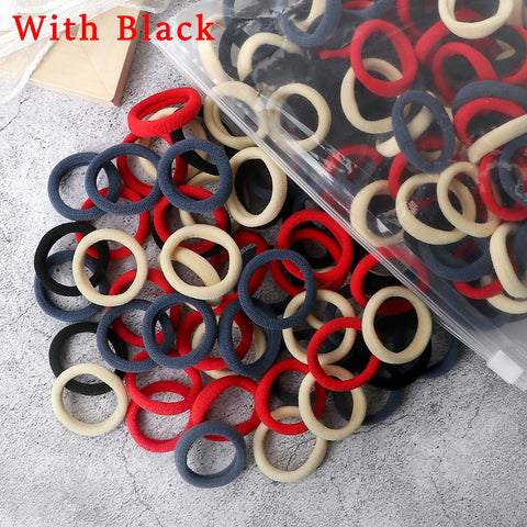 50/100PCS 3cm Children Headband High Elastic Solid Color Scrunchies 50/100PCS 3cm Children Headband High Elastic Solid Color Scrunchies