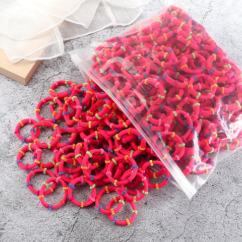 50/100PCS 3cm Children Headband High Elastic Solid Color Scrunchies 50/100PCS 3cm Children Headband High Elastic Solid Color Scrunchies