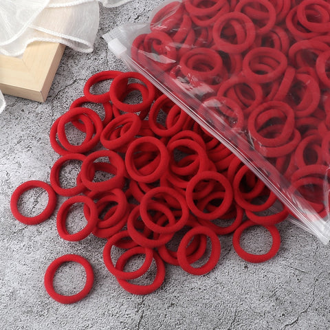 50/100PCS 3cm Children Headband High Elastic Solid Color Scrunchies 50/100PCS 3cm Children Headband High Elastic Solid Color Scrunchies