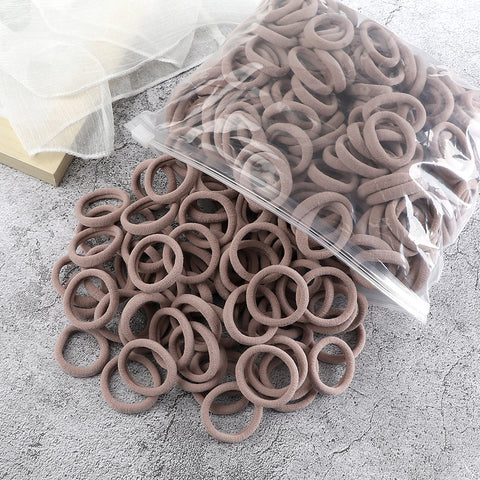 50/100PCS 3cm Children Headband High Elastic Solid Color Scrunchies 50/100PCS 3cm Children Headband High Elastic Solid Color Scrunchies