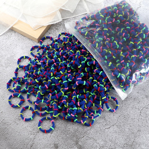 50/100PCS 3cm Children Headband High Elastic Solid Color Scrunchies 50/100PCS 3cm Children Headband High Elastic Solid Color Scrunchies