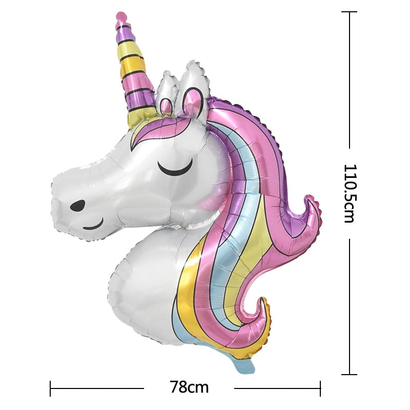 Rainbow Unicorn Balloon for Parties
