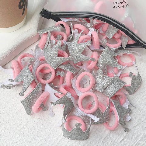 New Cute Bowknot Headbands Girls Elastic Hair Bands 10/20 pieces per set