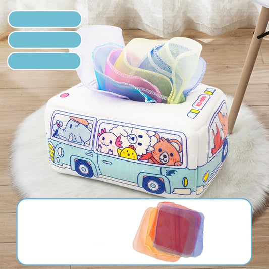 Montessori Toys Magic Tissue Box Baby Educational Learning Activity