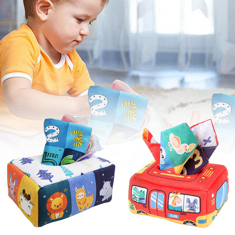 Montessori Toys Magic Tissue Box Baby Educational Learning Activity