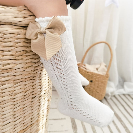 Summer Kids Knee High Socks For Baby Girls