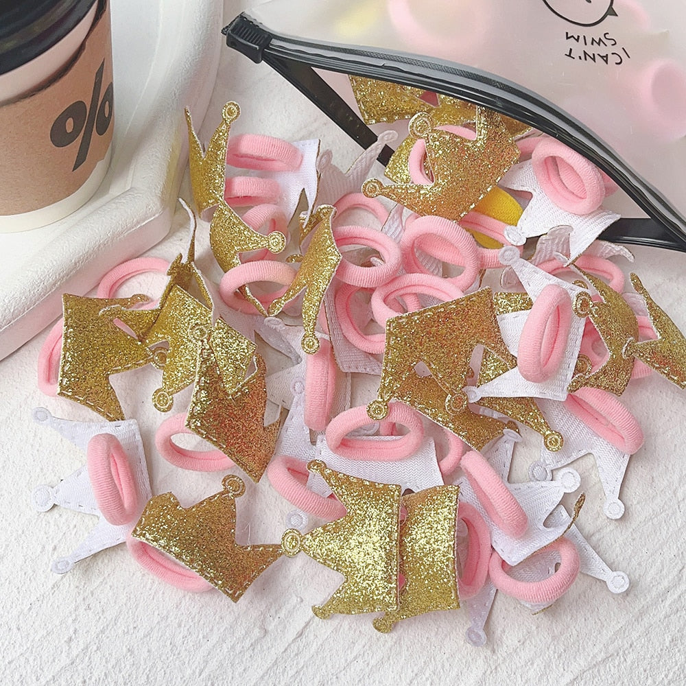 New Cute Bowknot Headbands Girls Elastic Hair Bands 10/20 pieces per set