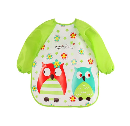 Cute Baby Bibs/Waterproof/ Long Sleeve