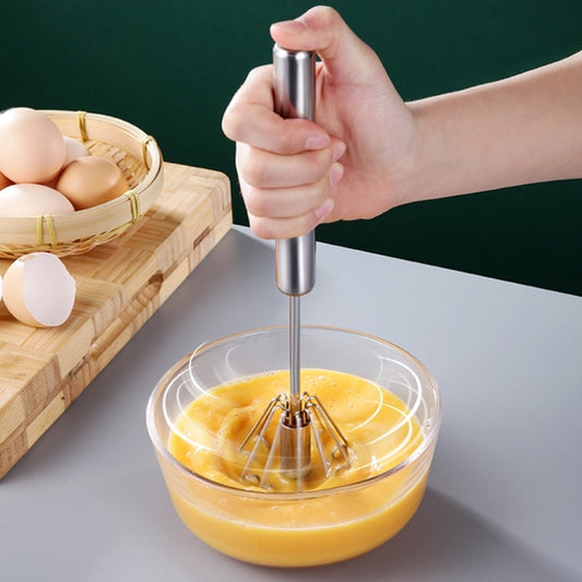 Hand Pressure Semi-automatic Egg Beater Stainless Steel Kitchen Accessories