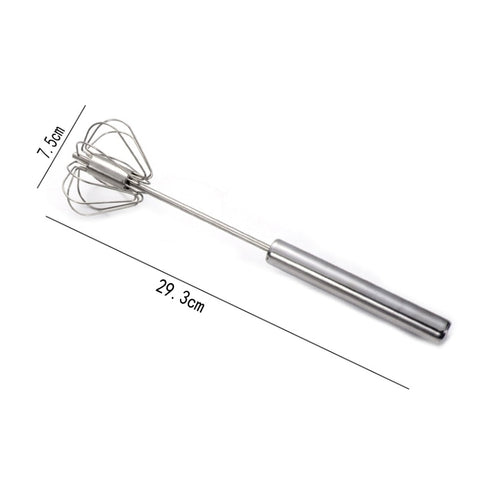 Hand Pressure Semi-automatic Egg Beater Stainless Steel Kitchen Accessories