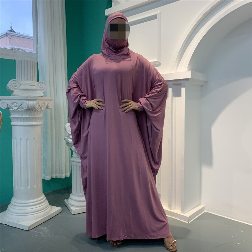 Hooded Abaya Muslim Women Prayer Garment