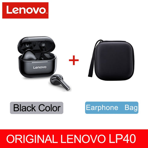 Lenovo LP40 wireless headphones TWS Bluetooth Earphones Touch Control Sport Headset For Android Phone