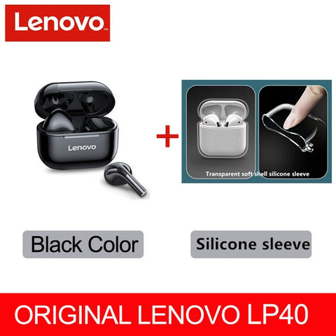 Lenovo LP40 wireless headphones TWS Bluetooth Earphones Touch Control Sport Headset For Android Phone