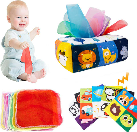 Montessori Toys Magic Tissue Box Baby Educational Learning Activity