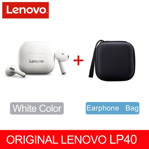 Lenovo LP40 wireless headphones TWS Bluetooth Earphones Touch Control Sport Headset For Android Phone